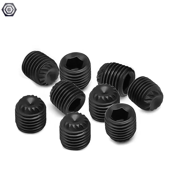 DIN916 Headless Screw with Knurling 12.9 Hex Socket Set Screws
