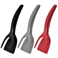 Multifunctional 2 in 1 Cooking Spatula Pancake Bread Clamp Barbecue Shovel Tong Nylon Kitchen Spatula Tongs for Omelet Fried Egg