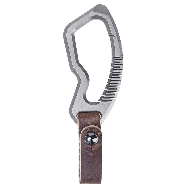 Fashion Titanium Keychain Multifunctional Carabiner Anti-lost Car Key Holder Lightweight Durable Outdoor EDC Gear Tool