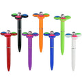 Small Moq Print Stress Reliever Led Gyro Plastic Ballpoint Pens