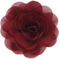 10cm Popular Girls Chiffon Flower Hair Clips Princess Rose Barrettes Kids Hair Accessories Daily Life Picture Shows
