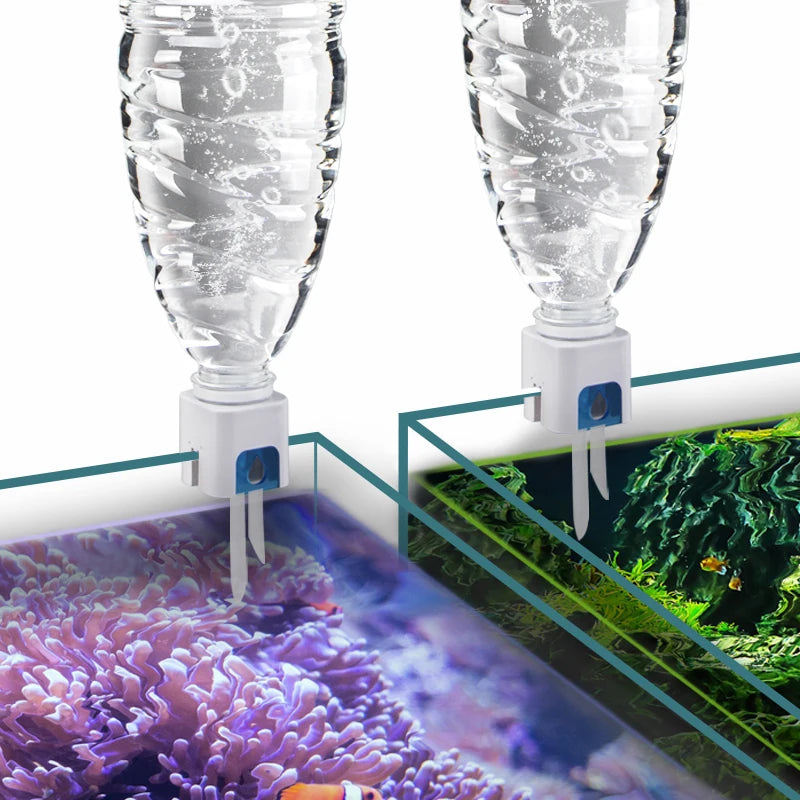 Aquarium Fresh Water & Marine Reef Tank Auto Top off Water Refill Fix System Square Plastic Living Room Use