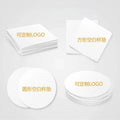Wholesale Bibulous Paper Coasters Round square Coasters Bibulous Non-slip Hot Drinks Home Decorations