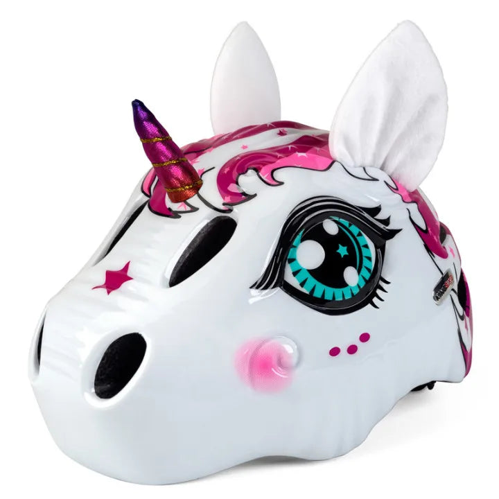 CPSC Dual Sport Children's Bicycle Helmet ABS+PC Material Adjustable Cute Unicorn Animal Custom Design Safe Riding