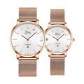 Custom Logo for Buy Longine Women Couple Watches Quartz Wristwatch Elegance Watches Stainless Steel Case Wrist Watch