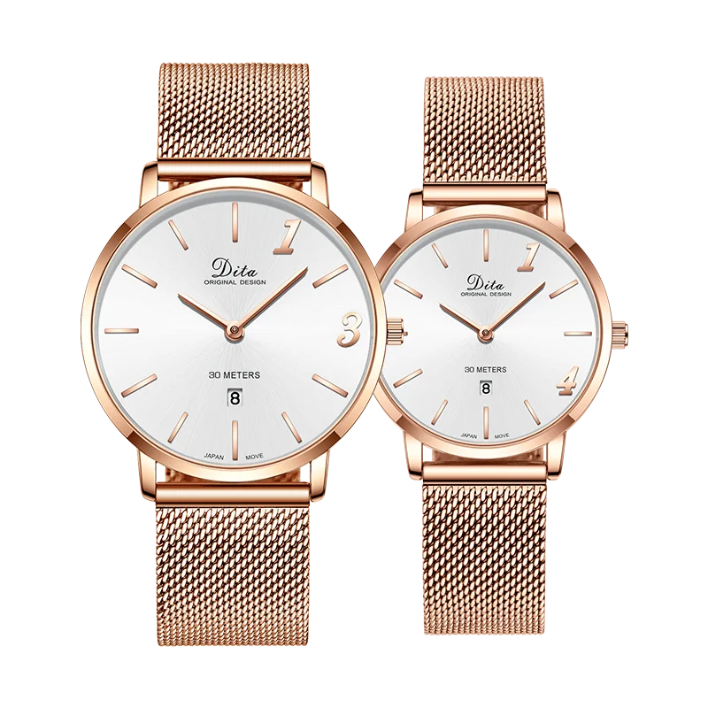 Custom Logo for Buy Longine Women Couple Watches Quartz Wristwatch Elegance Watches Stainless Steel Case Wrist Watch