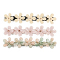 Candy Color French Acetate Hair Jewelry Korean Style Flower Women Hair Barrette Clips Small Flower Rhinestone Girls Hair Clips