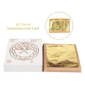 Wholesale Customized 16 *16 Cm 10000 Sheets/Box Gold Leaf Imitation Silver Leaf Sheets Foil for Art Furniture Craft Deco