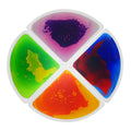50cm Nontoxic PVC 3d Puzzle Liquid Floor Kindergarten Playroom Fancy Sensory Fusion Tile Mix Color Round Liquid Tile Shapes
