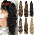 Claw Clip in 22" Long Wavy Clip on Pony Tail Hair Extension Natural Wavy Hairpieces Synthetic Heat Resistant Ponytails for Women
