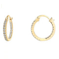 New Fashion Diamond Earring  Exquisite Versatile Personality 925 Silver Earrings Hoop Earrings for Women