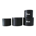 Candle Tins Tinplate 4oz/8oz Clear Window Craft Stickers Factory Wholesales
