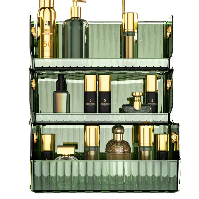 Plastic Organizer Storage Rack Kitchen Corner Storage Rack Cosmetic Storage Box Acrylic Drawer Organizer Large Size
