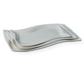 Wholesale Restaurant Dinnerware 14 Inch Rectangular White Melamine Dinner Plate