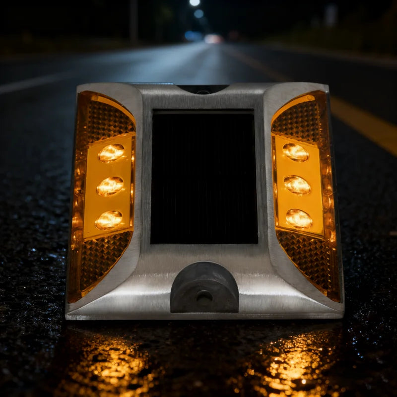 Henan LightWay Traffic Solar Road Stud Road Marker with Flashing LED Beads
