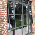 TOMA Double Swing Window Casement Aluminum Window With Double Glass Casement Window With Two Panel