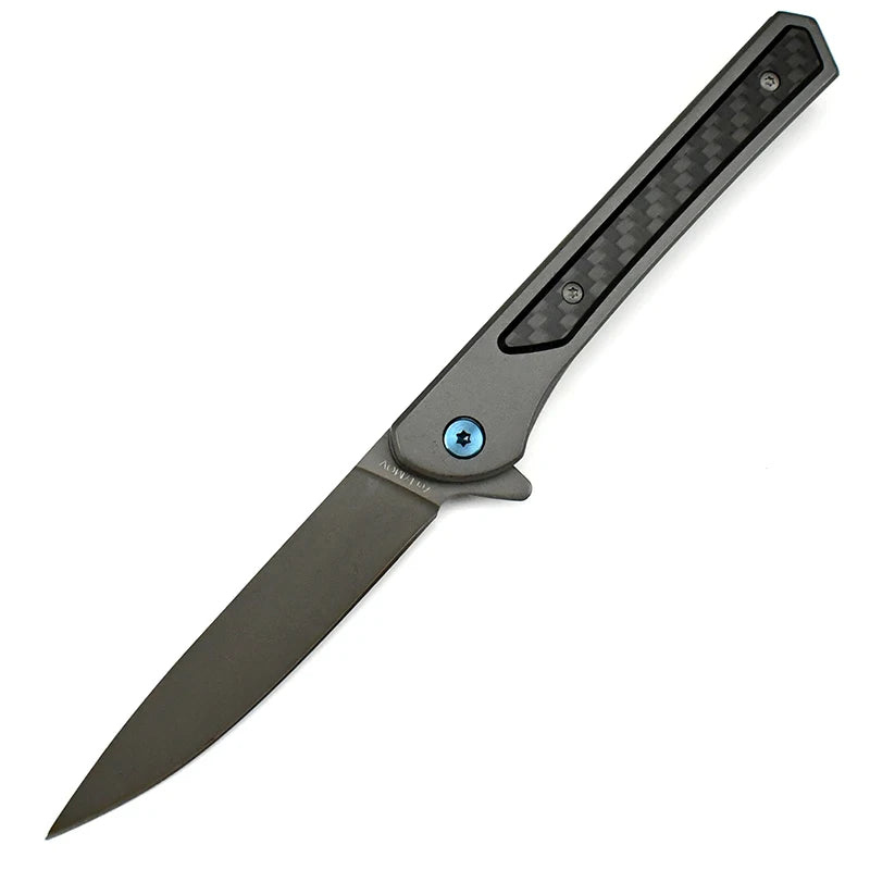 Outdoor Tactical Knives for Hiking Camping Fishing & Hunting Portable 440C Folding Blade EDC Pocket Knife Small Size