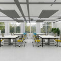 Wholesale Modular office furniture wooden table gaming desk computer chair office desks staff office workstation with cabinet