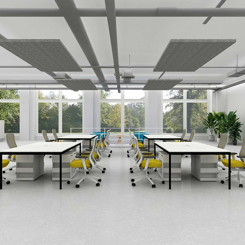 Wholesale Modular office furniture wooden table gaming desk computer chair office desks staff office workstation with cabinet