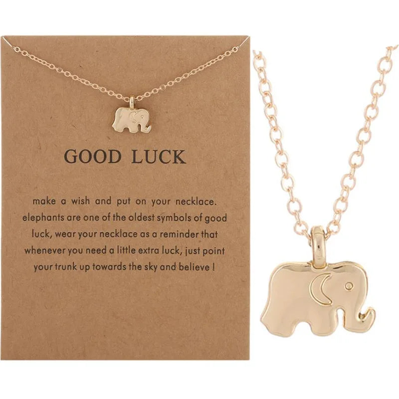 Wholesale High Quality Women s Cute Elephant Pendant Necklace