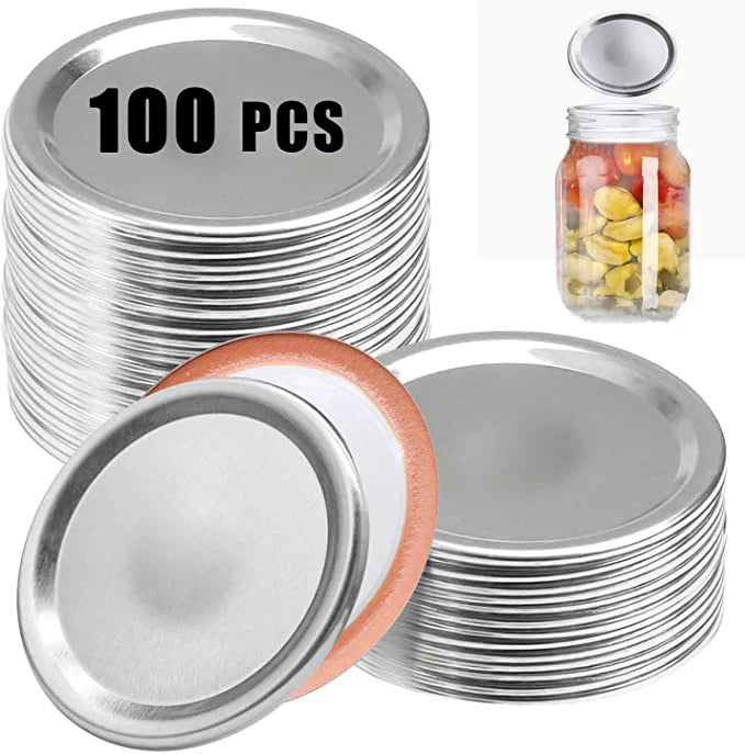 Food Grade Split-Type Airtight Leak Proof Silicone Seal Regular Mouth 70mm 86mm Silicone Sealing Ring Canning Mason Jar Lids
