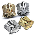 Custom 3D Metal Eagle Car Logo Emblem Exterior Alloy Body Decorative Sticker Die Cut Plated Painted Aluminum Zinc Model Souvenir