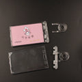 Fast Delivery Transparent Luxury Student Id Hard Plastic Card Holder