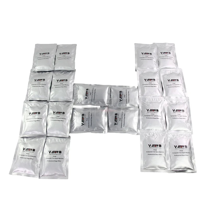 VSHOW TP200 Powder 20bags Non-irritating Vacuum Packaging Spray Machine Powder Ti Powder 200g Per Bag for Event Wedding