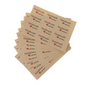 Custom Logo Private Label Fashion Label Embossed Label Products Special Shaped Foil Printing Etiquetas Stickers