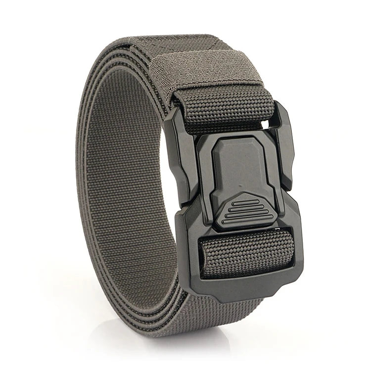Low Price Men Outdoor Work Sports Nylon Belts with Quick-Release Aluminum Alloy Buckle Riggers Belts for Men