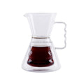 Transparent Double Wall Glass Coffee Server Pot Tea and Pour Over Coffee Maker Tools Cafe Tools