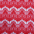 Nylon Spandex Lace Fabric Floral America Net Warp Knit Home Textile Curtain Sheer Fabric for Women Wedding Dress