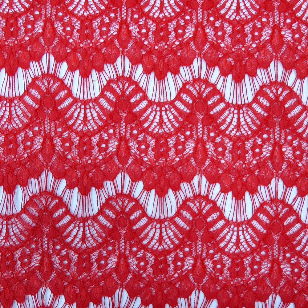 Nylon Spandex Lace Fabric Floral America Net Warp Knit Home Textile Curtain Sheer Fabric for Women Wedding Dress