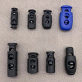 Reusable Adjustable Round Cord Stopper Lock Toggle Cord End Plastic Spring Button for Sportswear Outdoor Bag Drawstring