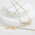 Name Necklace with Heart Friend Family Nameplate Necklaces Personalize Infinite Stainless Steel Jewelry Fashion Body Jewelry