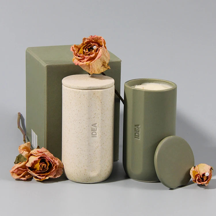 Hot Sale Candles Scented Luxury Soy Wax Custom Ceramic Candle Jar Private Label Custom Scented Candle for Gift
