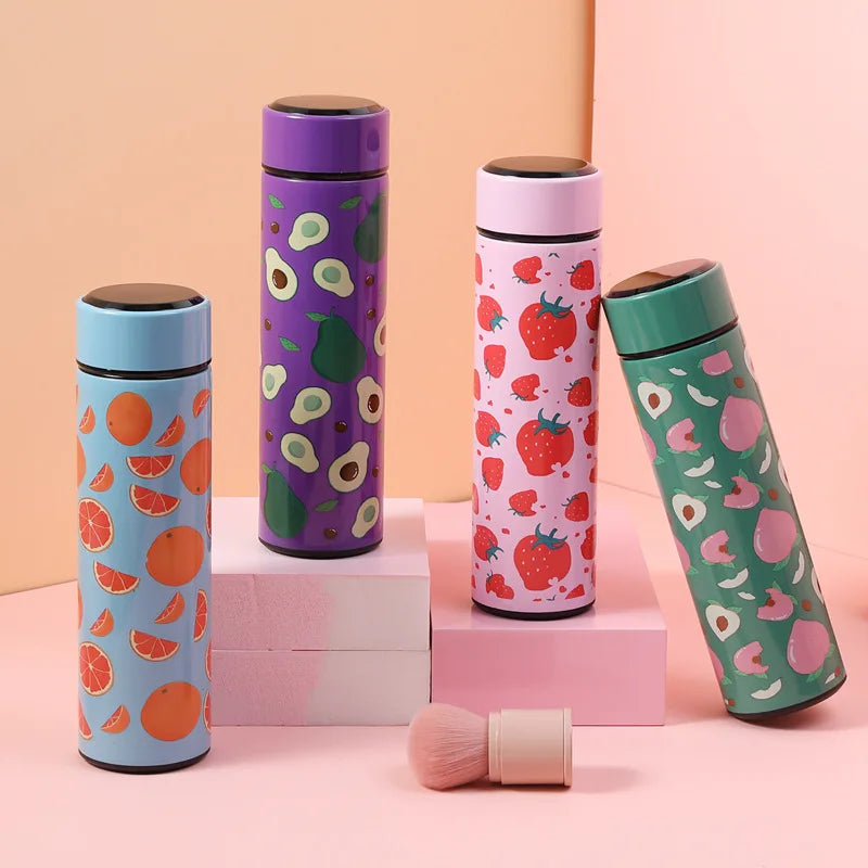 500ml Thermo Bottle Thermal Cup Vacuum Flasks Stainless Steel Thermos Led Temperature Smart Water Bottle