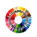 50Pcs Cross Stitch Threads Polyester Cotton Embroidery Threads Embroidery Floss for Handmade Craft