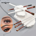 Beauty Planet 6pcs Wooden Handle New Designer Make up Brushes Eye Shadow Wholesale Makeup Brush Set Professional
