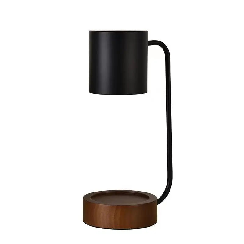 Hot Modern Adjustable Temperature Wood Base Electric Candle Wax Warmer Lamp for Scented Candles