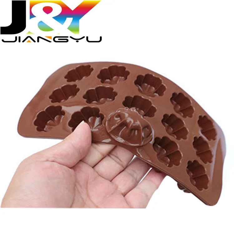 Private Label Custom 15 Cubes Silicone Chocolate Baking Candy Butter Mold Food Grade No stick