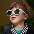 SPARLOO 3087 TPEE Round Children Silicone Kids Sunglasses 2023 Polarized with Free Strap