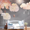 Modern Simple Background Wall Wallpaper Sofa Seamless Wall Cloth Living Room Tv 8d Stereoscopic Video Wall Mural