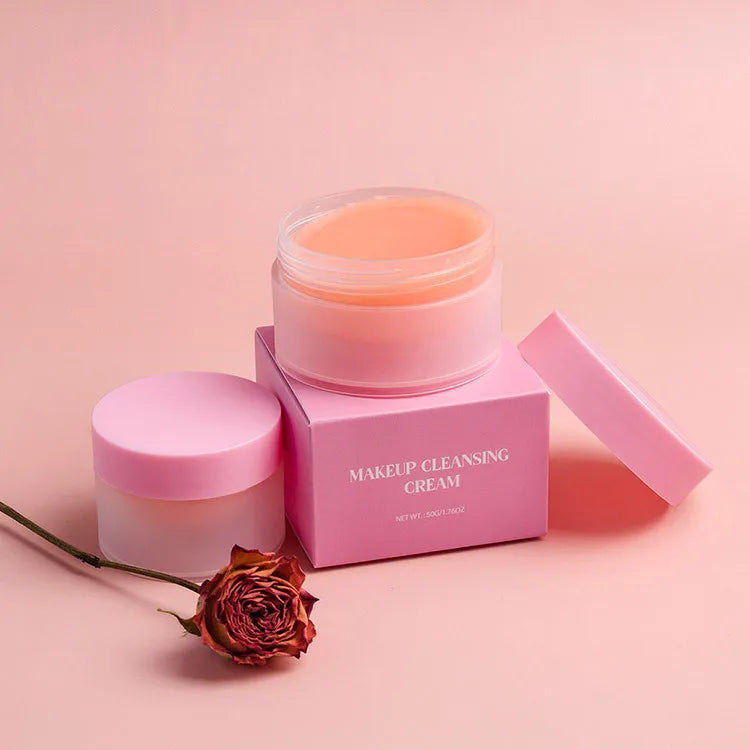 Wholesale Skin Cleansing Makeup Remover Melting Balm  Oil with Vitamin E Custom Private Vegan Cruelty Free Makeup Remover Cream