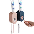 Automatic Toothpaste Dispenser Cute Squeezers Bathroom Accessories With Toothbrush Holder for Kids