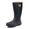 GUYISA New Style Dynamic Waterproof PVC Rain Boots Black Anti-Slippery and Hard-Wearing for Winter and Summer Seasons Autumn