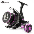 DORISEA 1000-6000 Series Spinning Reel 5.0:1/4.7:1 Max Drag 10kg Not Electric Seawater Fishing Wheel Fake Bait for Lake Position