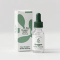 Wholesale 30ml Natural Plant Design Glass Dropper Bottle High-End Refillable Cosmetic Packaging for Skincare Essential Oils
