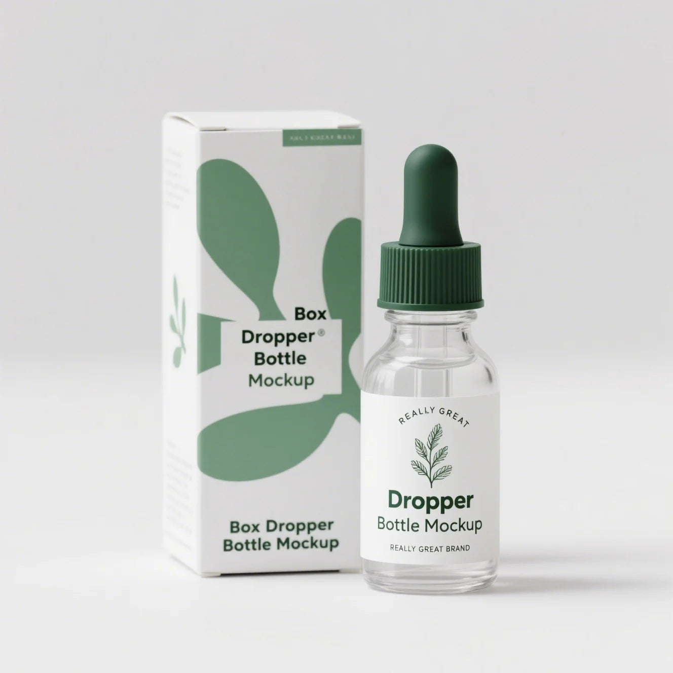Wholesale 30ml Natural Plant Design Glass Dropper Bottle High-End Refillable Cosmetic Packaging for Skincare Essential Oils