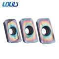 Louis Milling Cutter Inserts APMT1135PDER M2 H2 XM Colorful Titanium Alloy Stainless Steel Quenched PVD Coating OEM Customizable